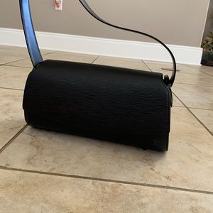 Louis Vuitton Black Epi Leather Shoulder Bag